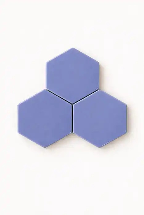 Hexagonito Liso Lavanda